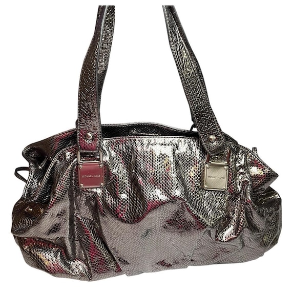 Michael Kors Limited Edition Python Pewter Leather  display picture 2