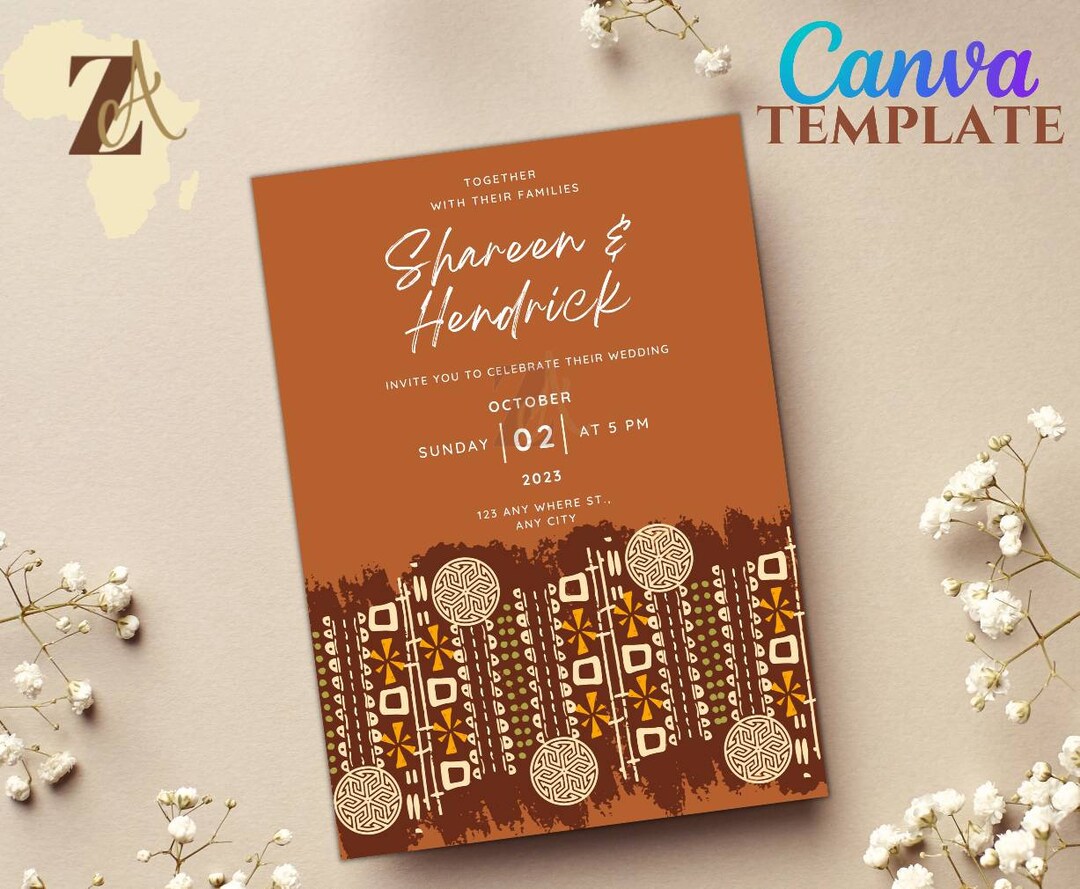 Terracotta Wedding Invitation Terracotta Invitations Etsy