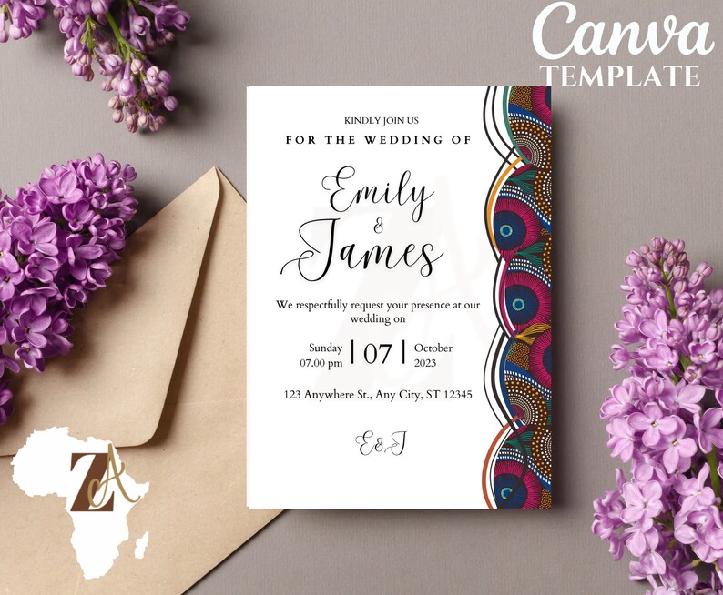 Wedding Invitation timeline Template Order of Events african Wedding Wedding Invitation timeline Template Order of Events african Wedding