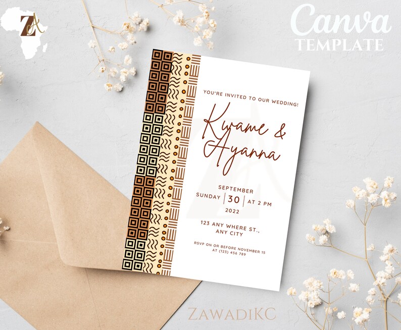 Wedding Invitation timeline Template Order of Events Ghanaian Wedding Invitation timeline Template Order of Events Ghanaian