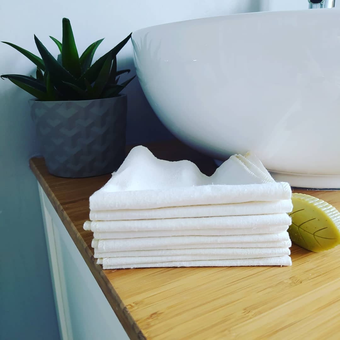 Natural Muslin Face Cloths Hemp Cotton Washcloths set Muslin Etsy