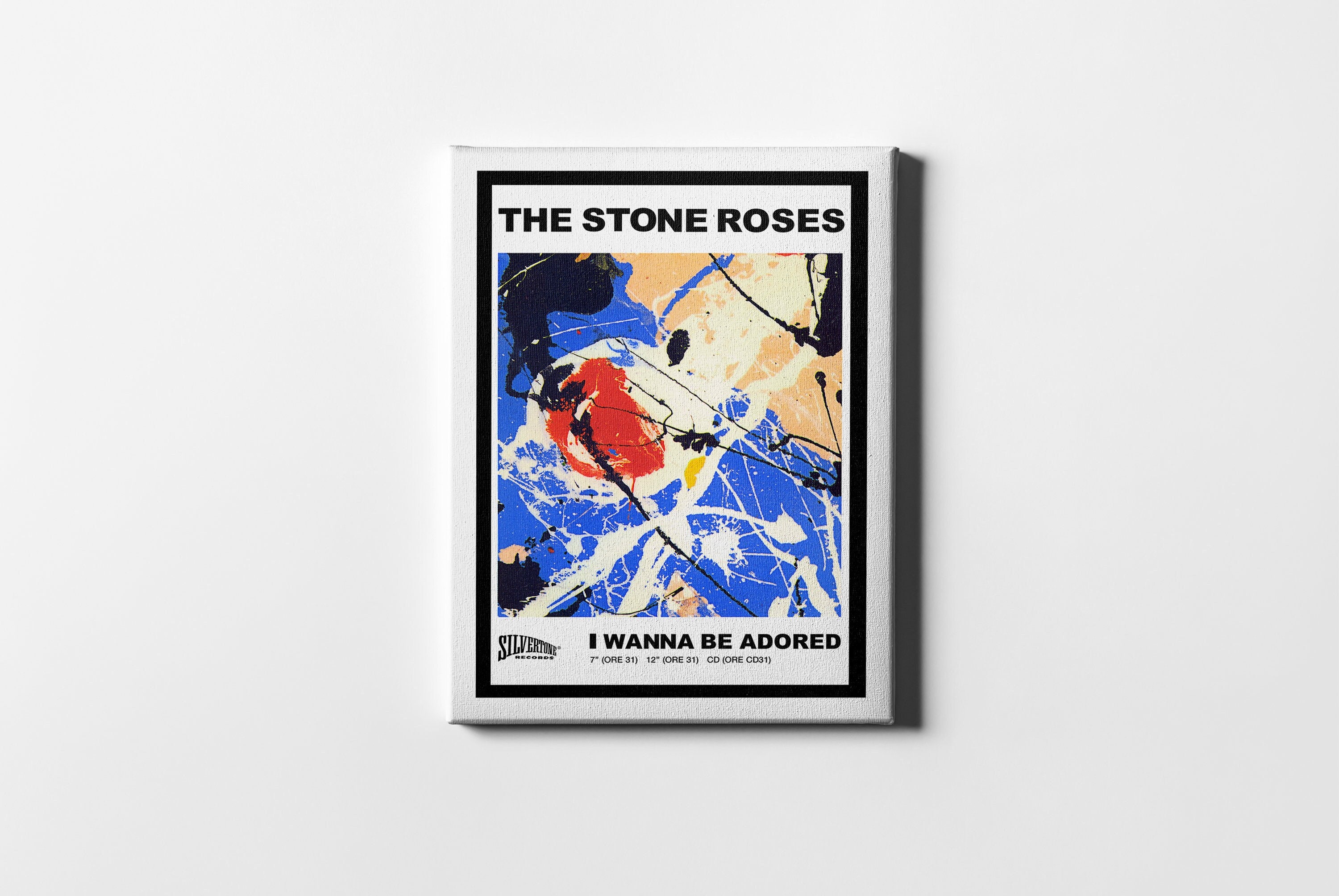 The Stone Roses I Wanna Be Adored Framed Canvas Print - Etsy UK