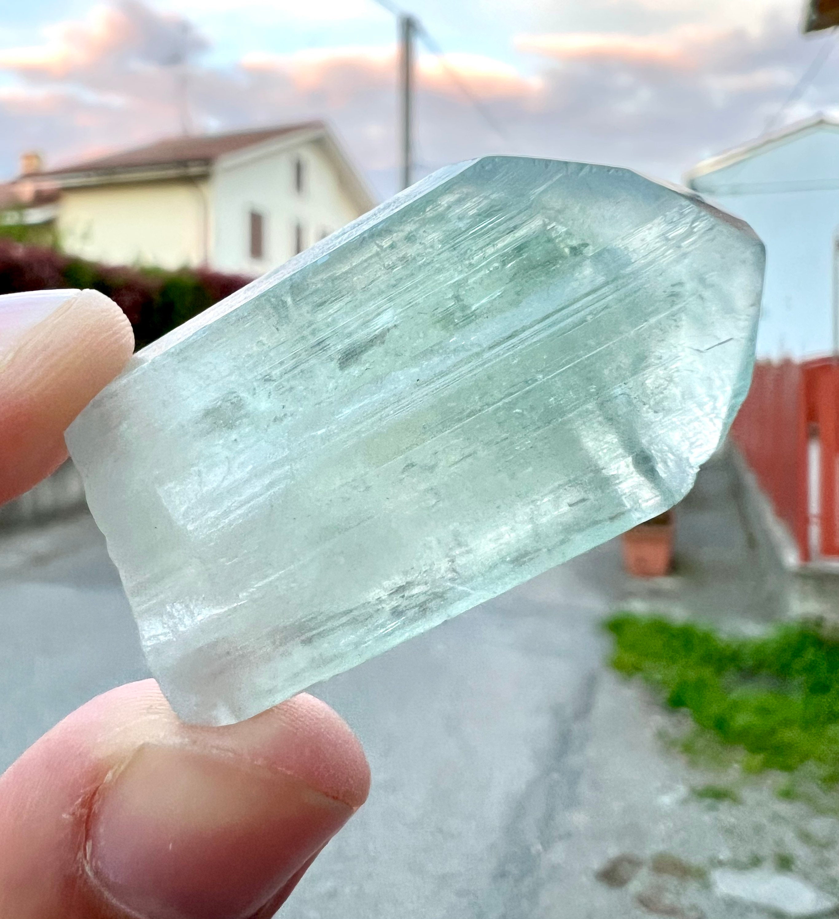 Beautiful V Shape Double Terminated Green Hiddenite Kunzite Crystal ...