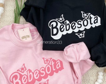 Bebesota Crewneck, Bebesota sweatshirt Bad Bunny crewneck Bebesota sweater bad bunny bebesota sweater Bad Bunny merch Bad Bunny Pink Sweater