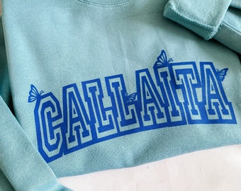 Callaita sweatshirt, bad bunny sweatshirt, bad bunny merch, bad bunny sweater, Callaita sweater, Bad bunny crewneck for women