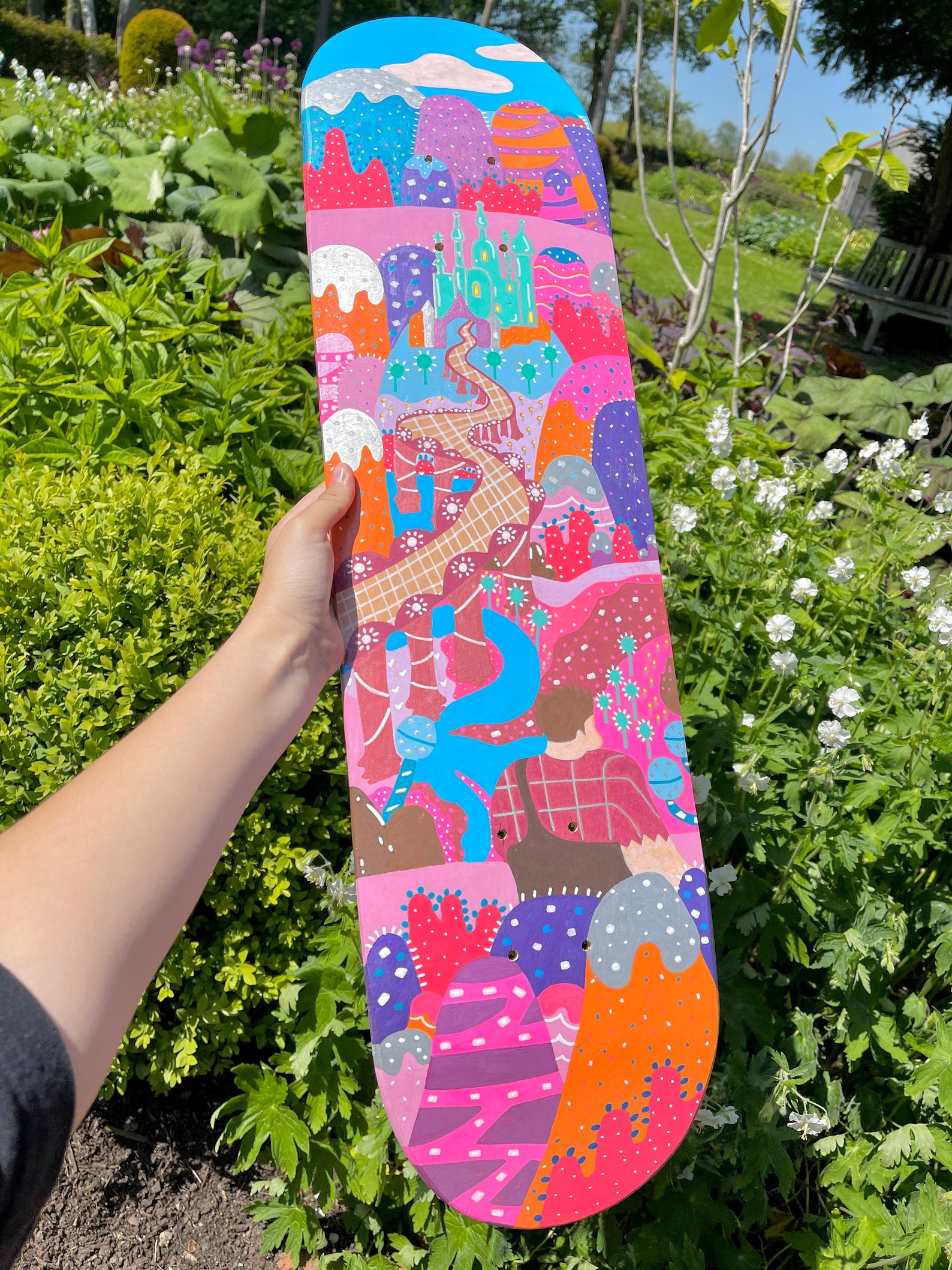 Custom skateboard deck Etsy