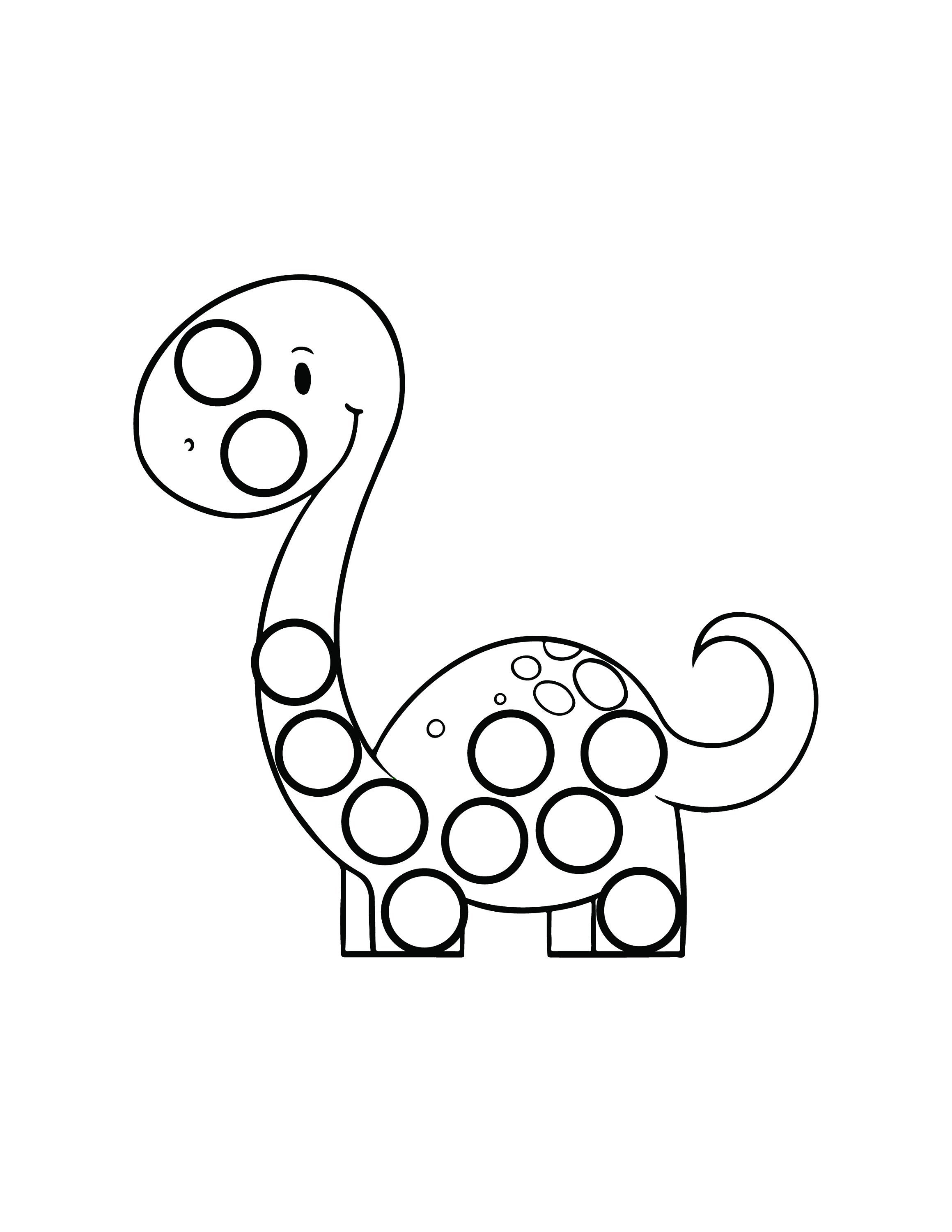 READY TO PRINT Dinosaur Dot Marker Activity Book 8 5x11 Etsy M xico
