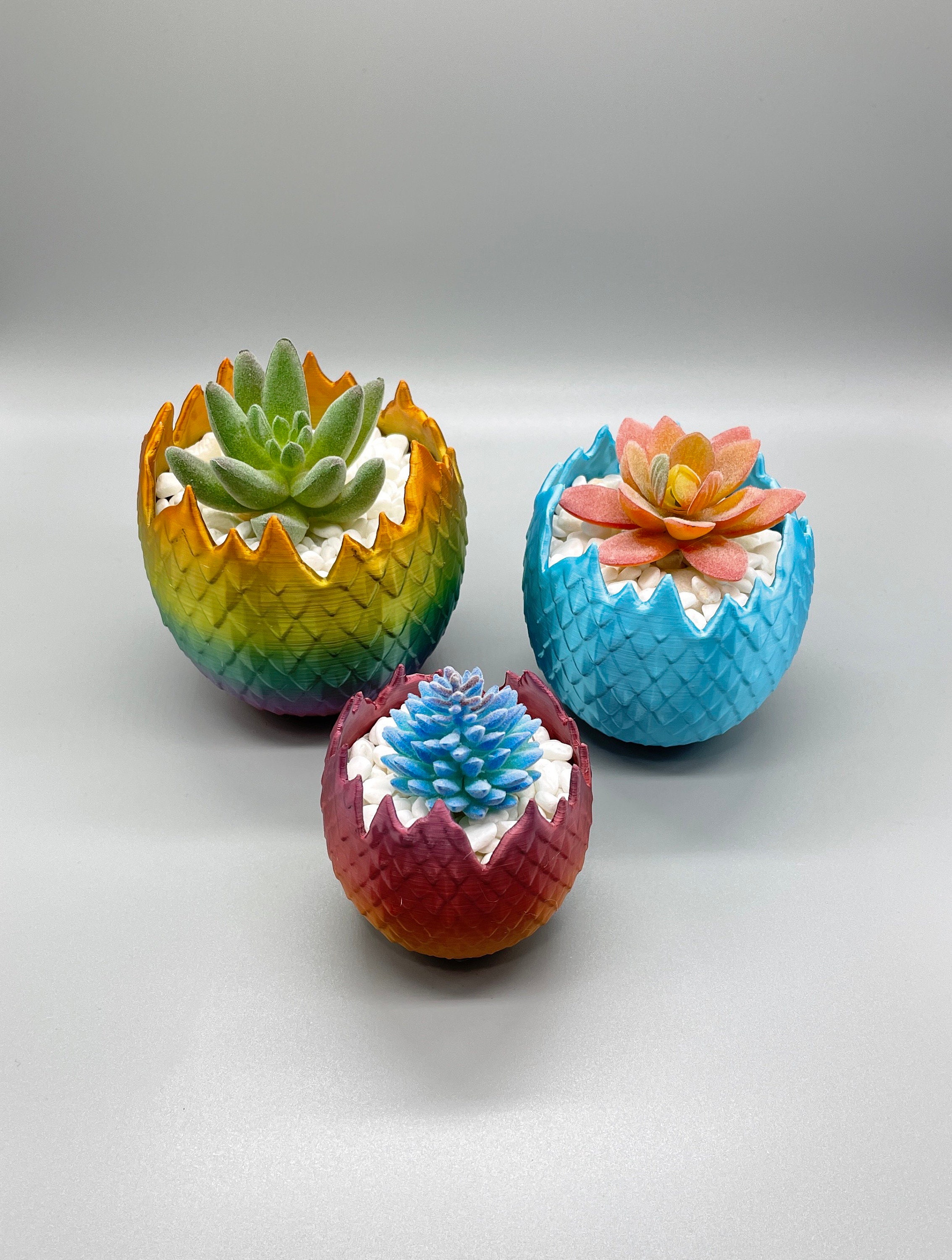 Dragon Egg Planter: 3d-printed PLA Succulent Pot - Etsy