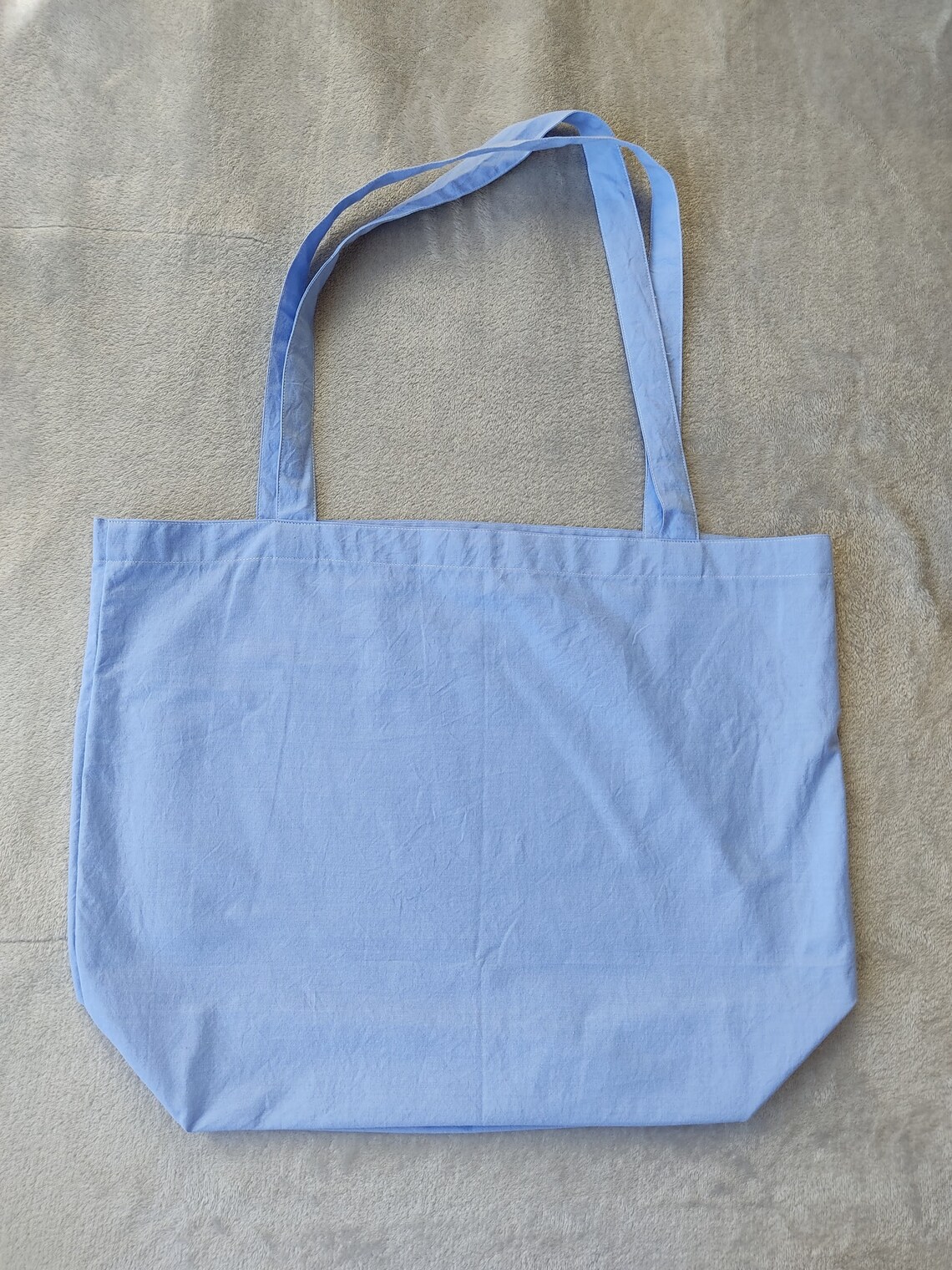 Tote bag light blue | Etsy