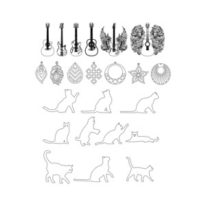 Wandkunst Dekor Vektor-Zeichendatei für Laserschneiden ,Plasmaschneiden (dxf, dwg, pdf) Metall & Holz CNC-Maschine