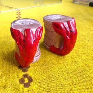 Vintage Giftcraft Rock Lobster Salt and Pepper Shakers