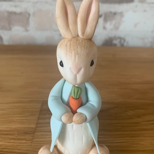 Edible Fondant unofficial Peter Rabbit Cake Topper | Etsy UK