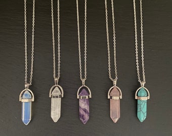 Etsy crystal necklace sale