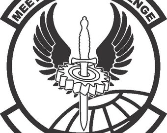 1 SOLRS Patch - 1st Special Operations Logistics Readiness Squadron Patch - Military Patch Digital File Vector - Silhouette - Dxf Ai Cdr Svg