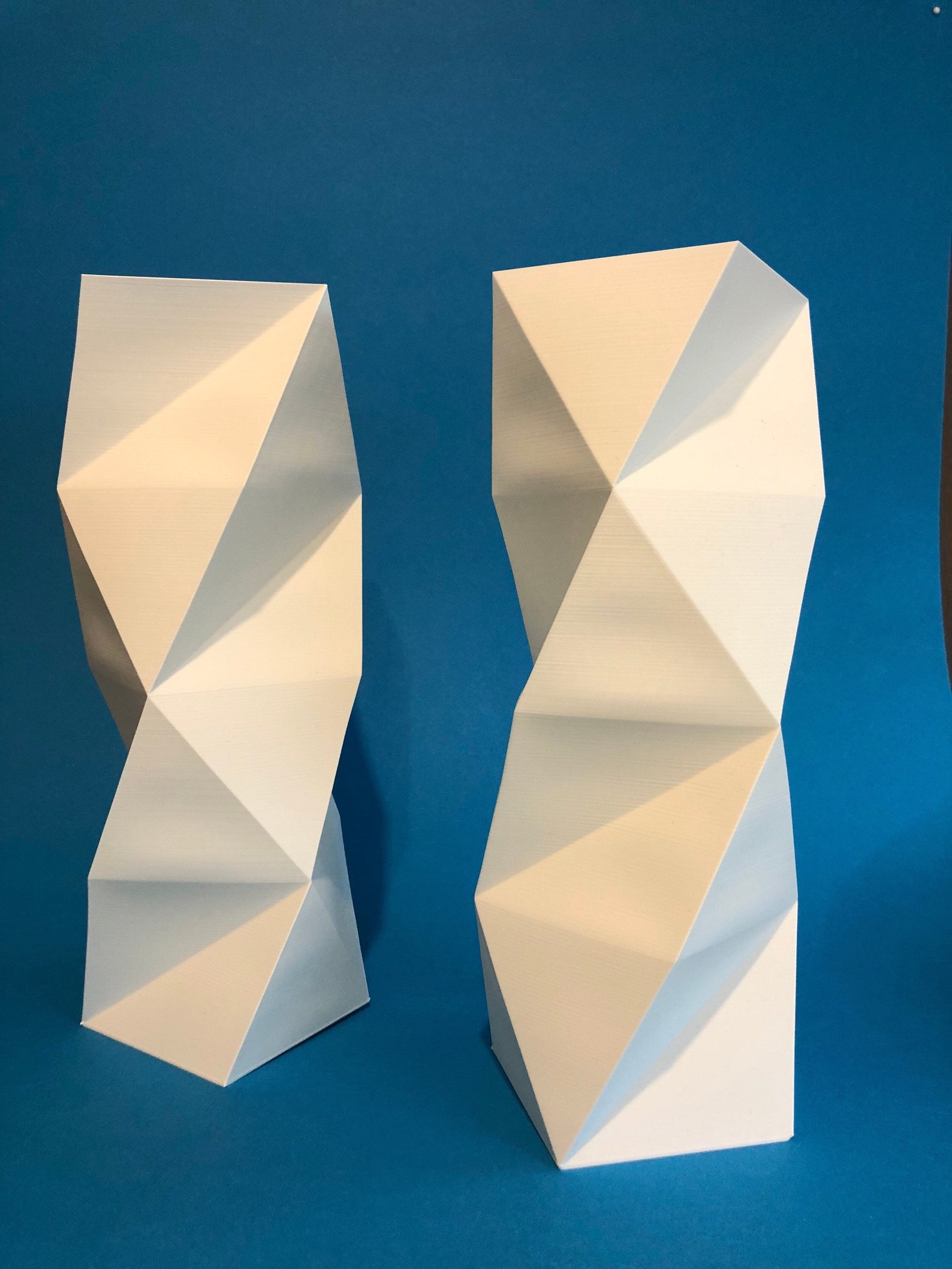 Low Poly Vase 3D Print Simple Timeless Triangle Design Etsy