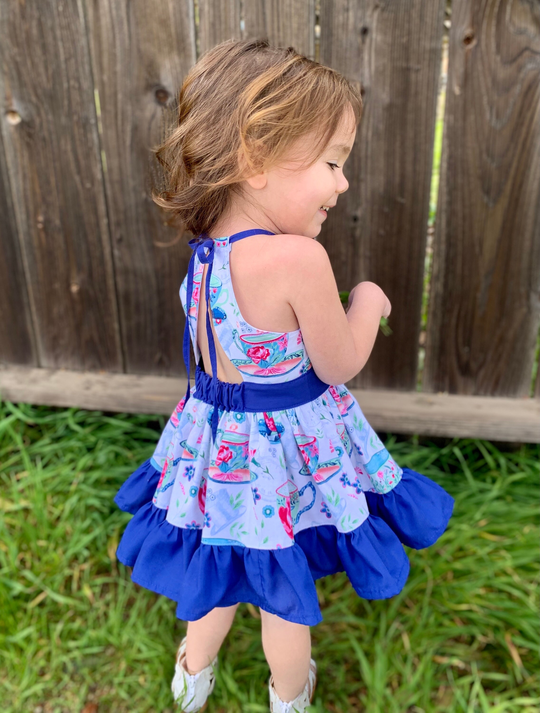 Wonderland Tea Party Outfit I Tea Cup Dress I Open Back Baby Etsy