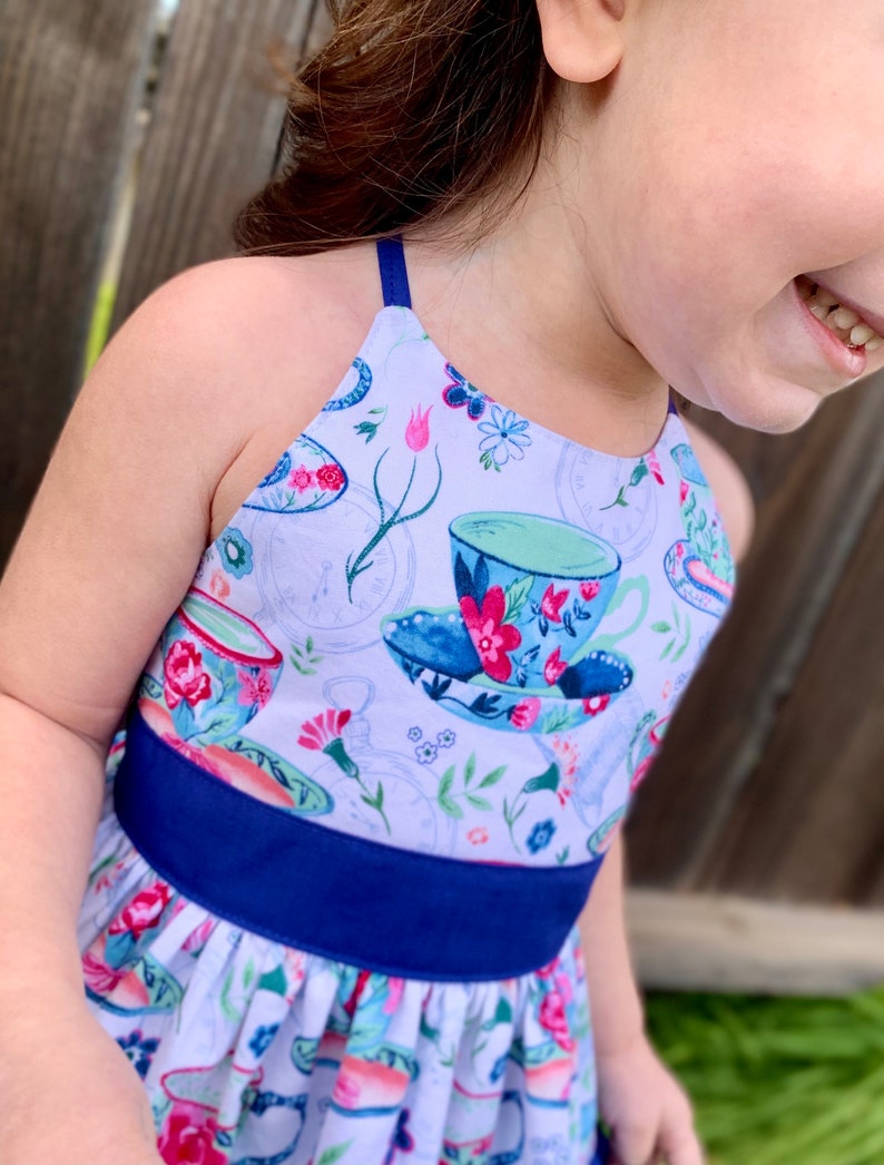 Wonderland Tea Party Outfit I Tea Cup Dress I Open Back Baby Etsy