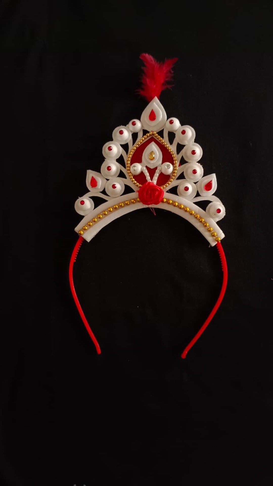 Hairband Baby Mukut for Rice Ceremony Baby Girl Boy Kids Mukut Baby Mukut for Annaprashan