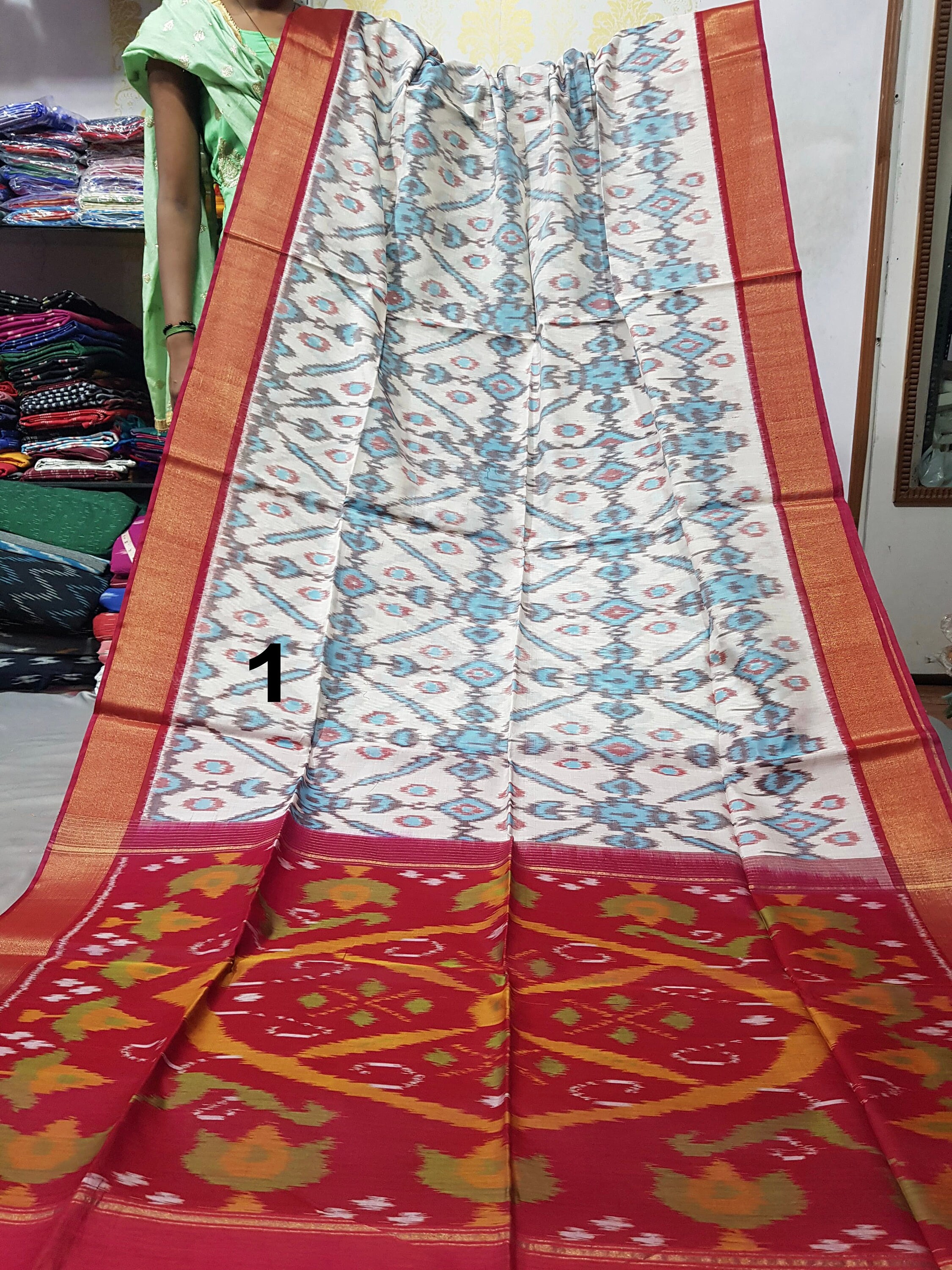 Pochampally ikkat silk sarees with price online