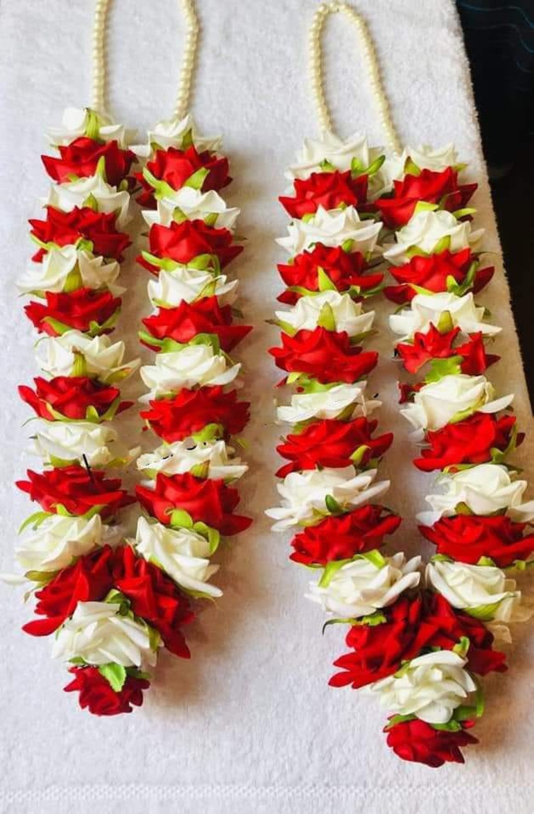 Buy Varmala Set for Wedding Jaymala Artificial Flower Garland Rose