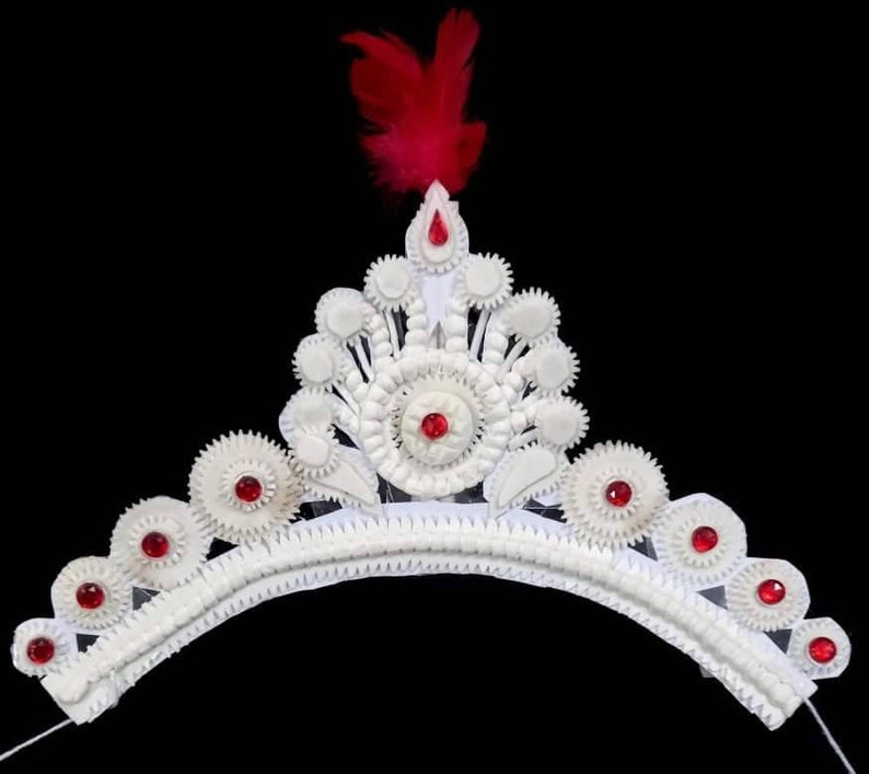 Mukut for Baby Girl Boy Kids Shola Mukut for Rice Ceremony Etsy UK