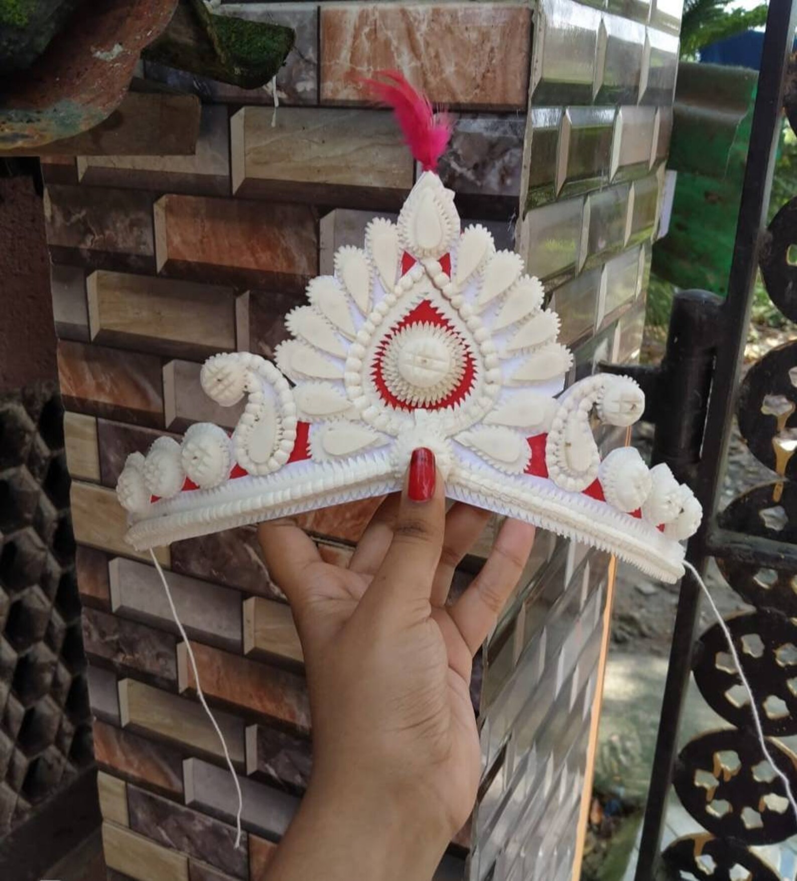Mukut for Baby Girl Boy Kids Shola Mukut for Rice Ceremony Etsy UK