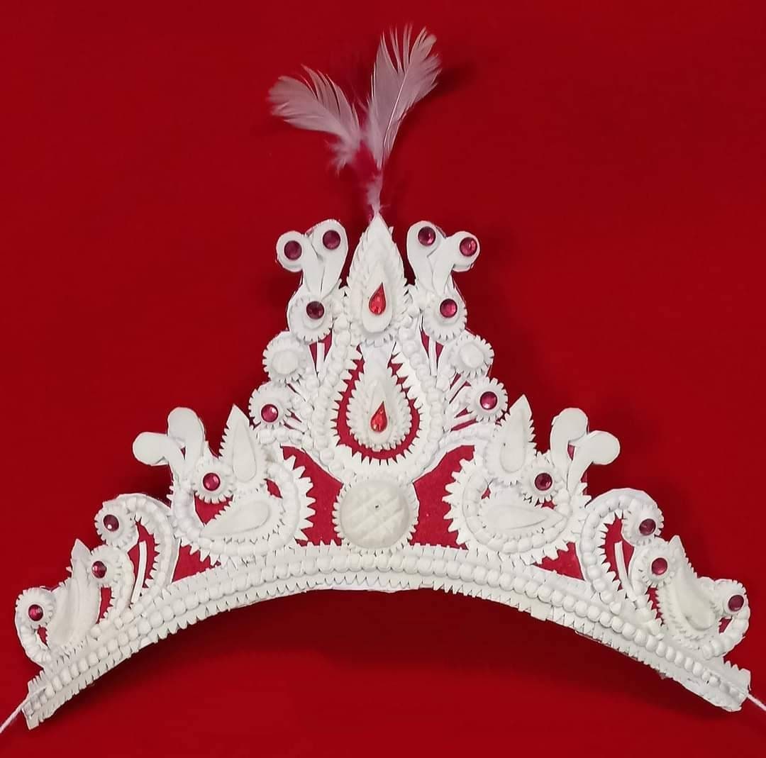 Mukut for Baby Girl Boy Kids Shola Mukut for Rice Ceremony Etsy UK