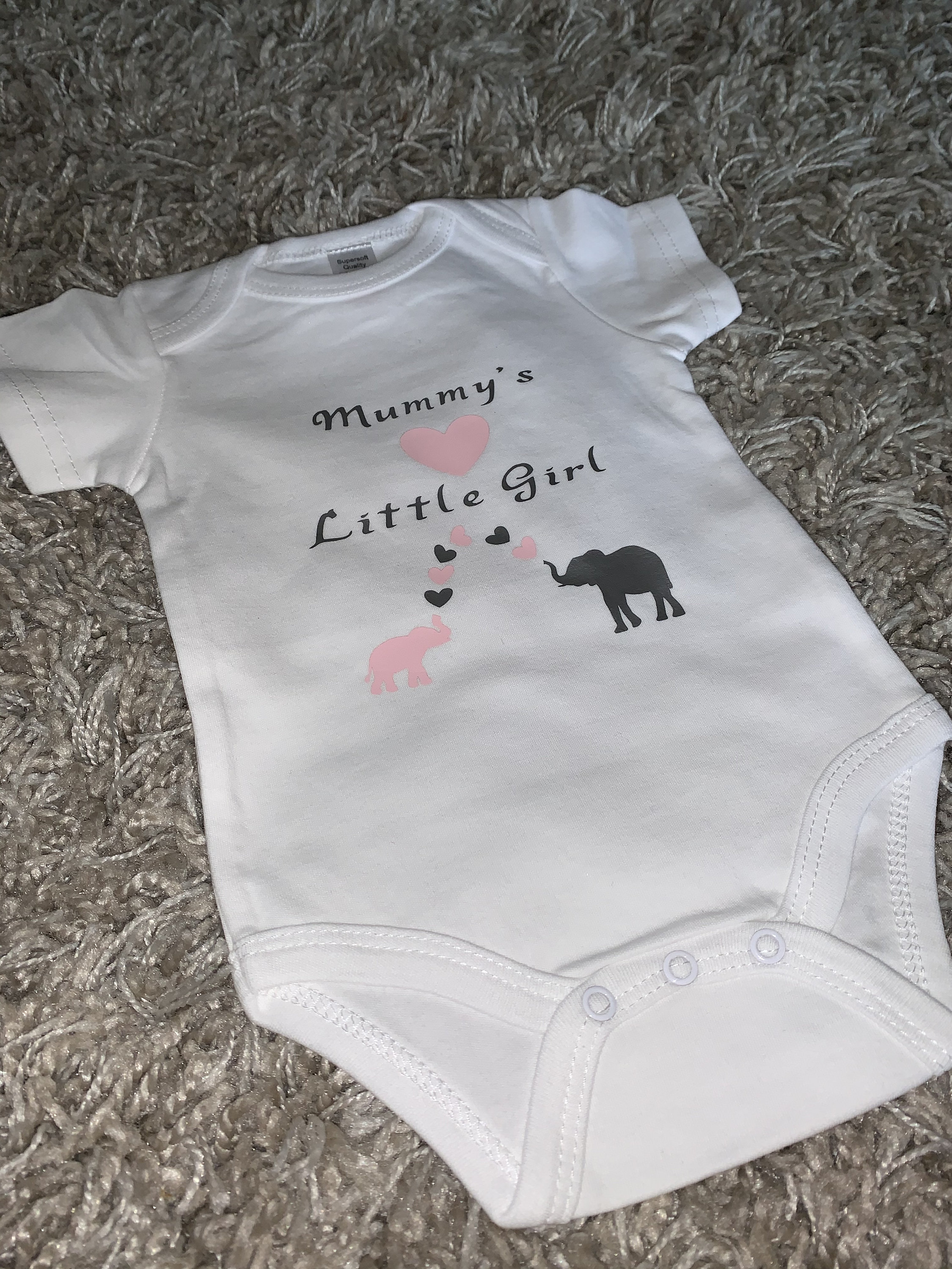 Mummys Little Girl/boy baby vests baby clothing Etsy