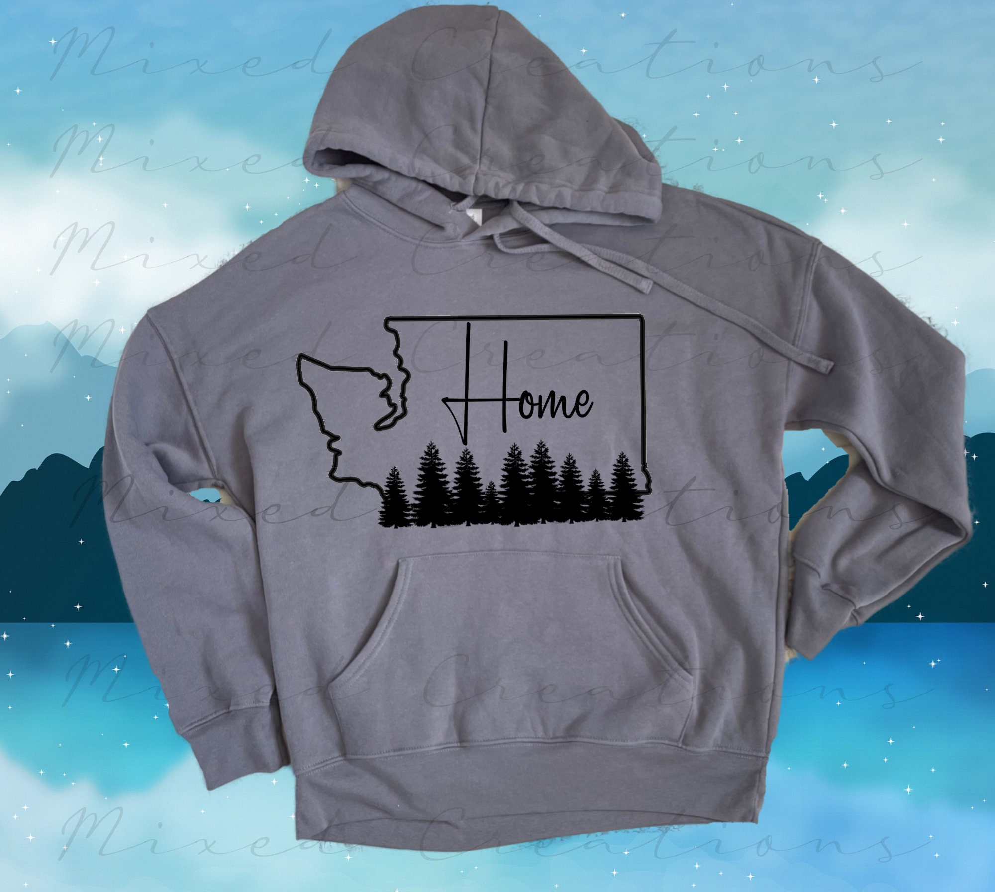 Washington Home Hoodie - Etsy