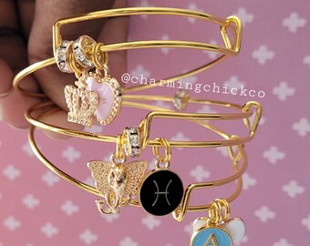 Cute Bangle Charm Bracelets 2024 favors