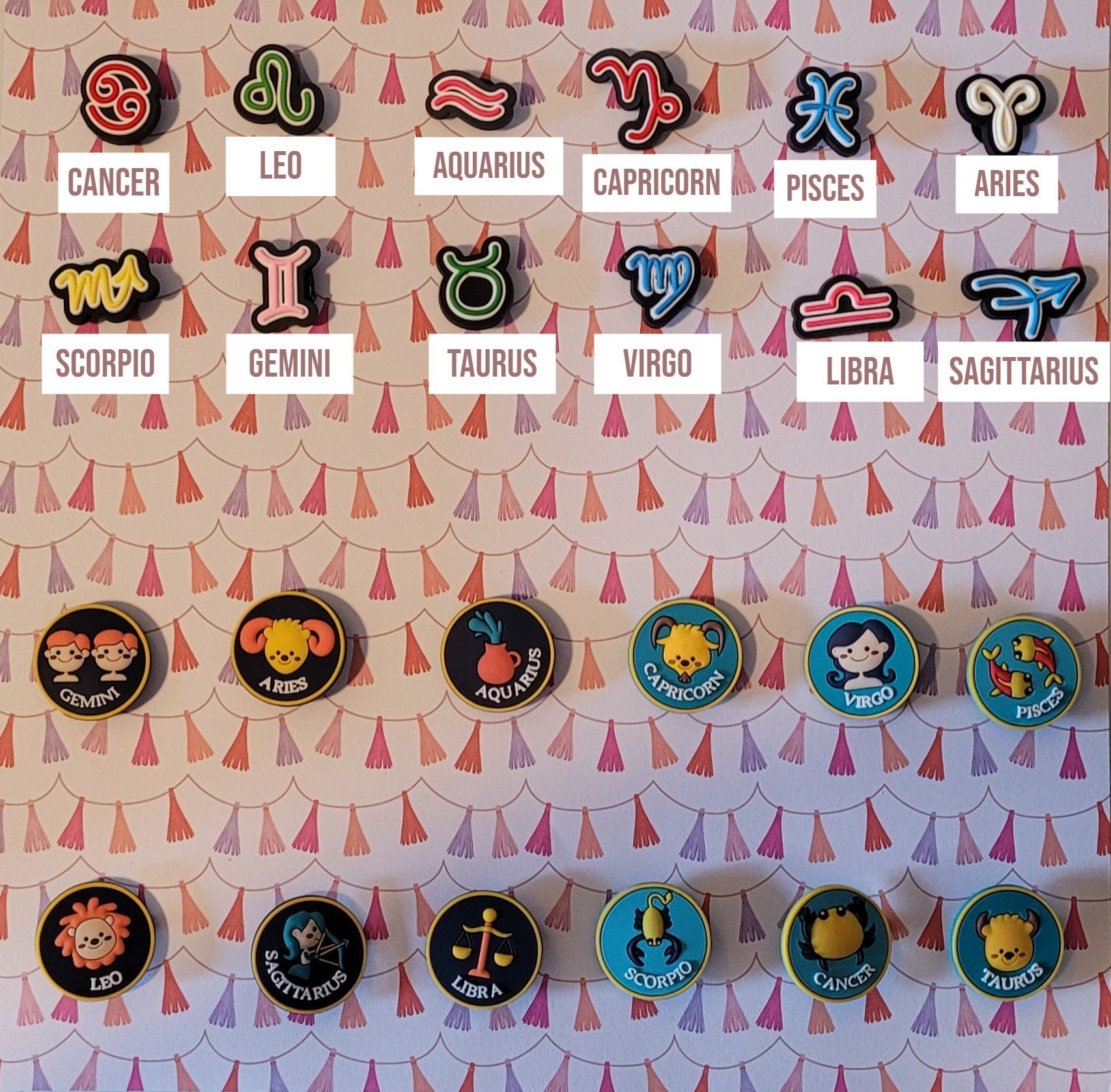 Zodiac Signs Shoe Charms Charms for Crocs Popular Charm Etsy