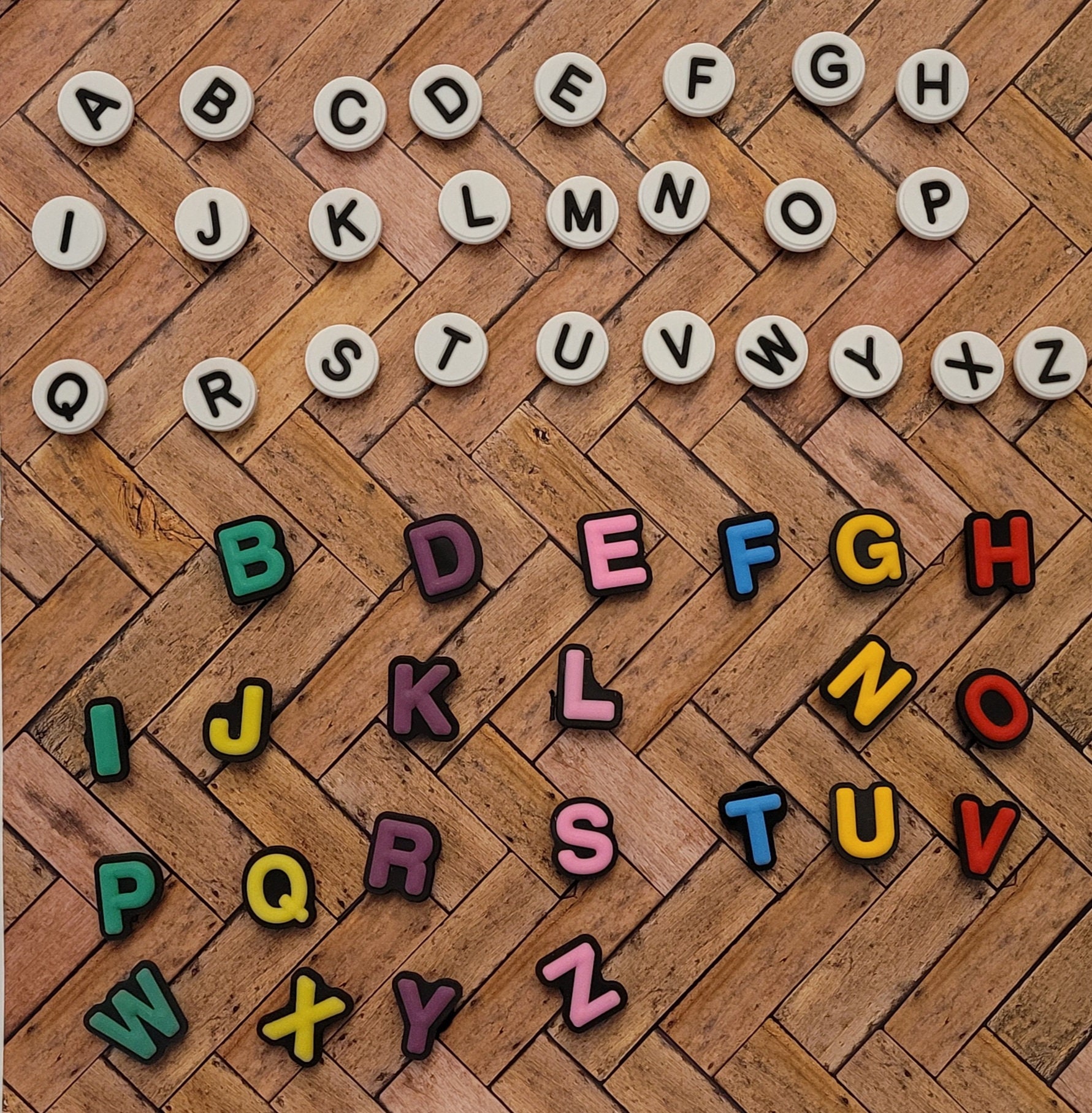 Letter a croc charm clearance