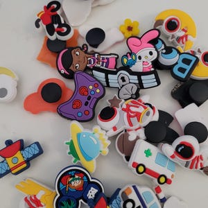 SET of 10 OR 20 Charms | Charms for Crocs | Popular Charms |Women Kids Charms for Shoes | Shoe Accessories | Charms Accessory |Shoe Charms