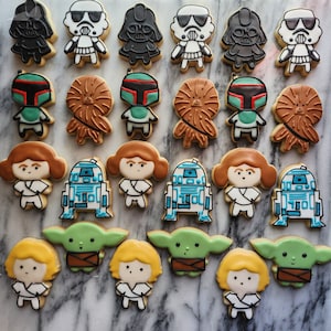 Mini Star Wars Cookies