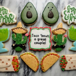 Mexican-Themed Bridal Shower/Engagement Party Cookies