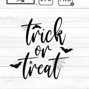 Trick or Treat PNG, Halloween PNG, Halloween Sublimation, Tshirt Design, Halloween Designs, Trick or Treat, Halloween Png Design, Digital