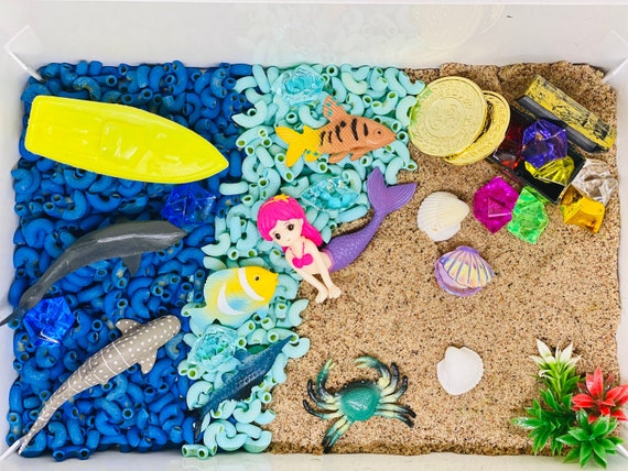 Mermaid Sensory Bin Mermaid Sensory Kit Mermaid Sensory