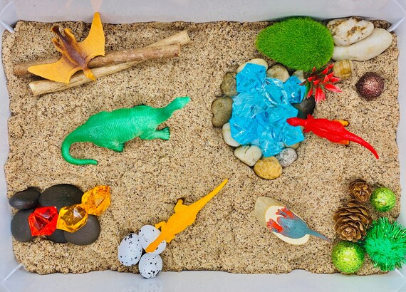 Dinosaur Sensory Bin Dinosaur Sensory Kit Sensory Bin