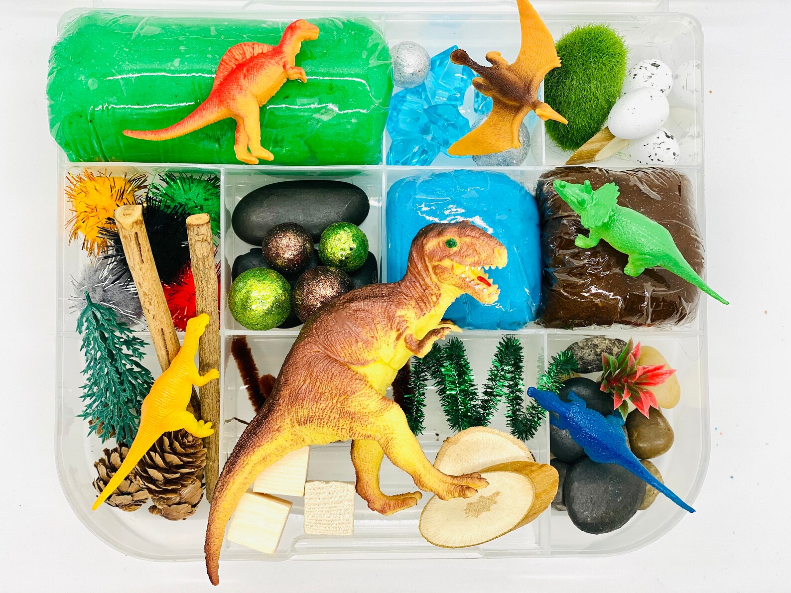 Dinosaur Playdough Kit Dinosaur Play Dough Kit Dinosaur | Etsy