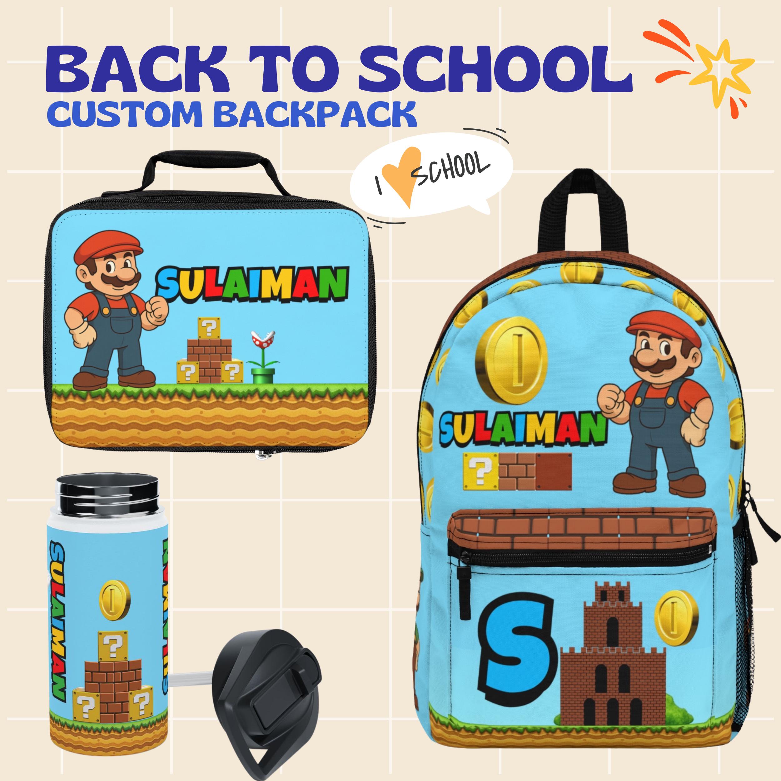 Super Mario Luigi Plush Backpack & Accessories Set | Officially Licensed Gaming Gift For Kids - View #5