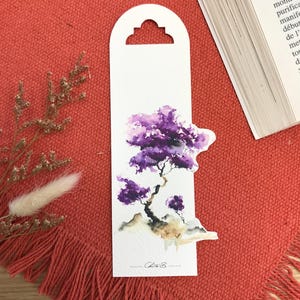 Bookmark from the series “Major Tree” based on an original watercolor by Christa B.