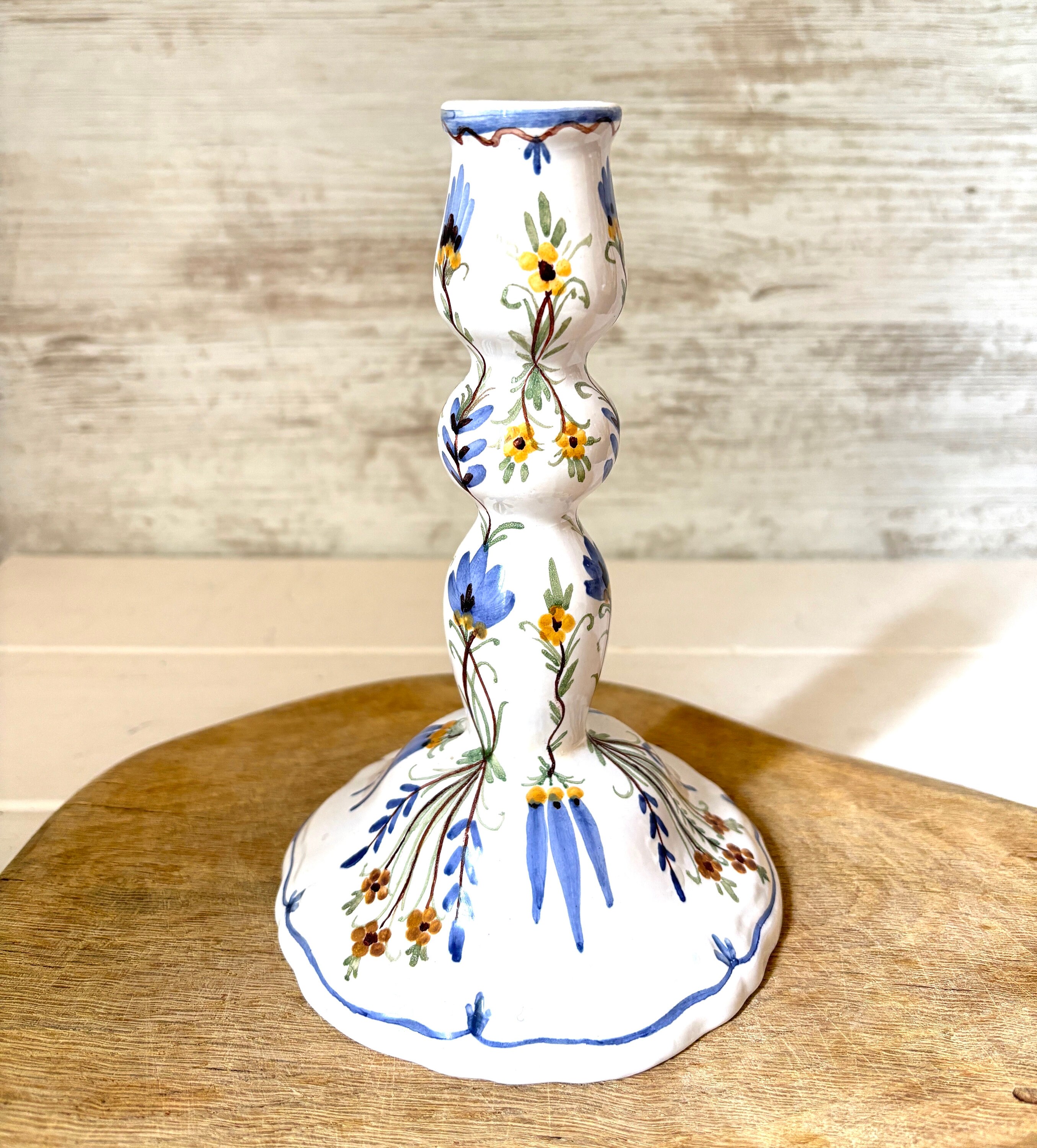 イタリアのヴィンテージ陶器キャンドルホルダー 美術品・アンティーク・コレクション イタリアのヴィンテージ陶器