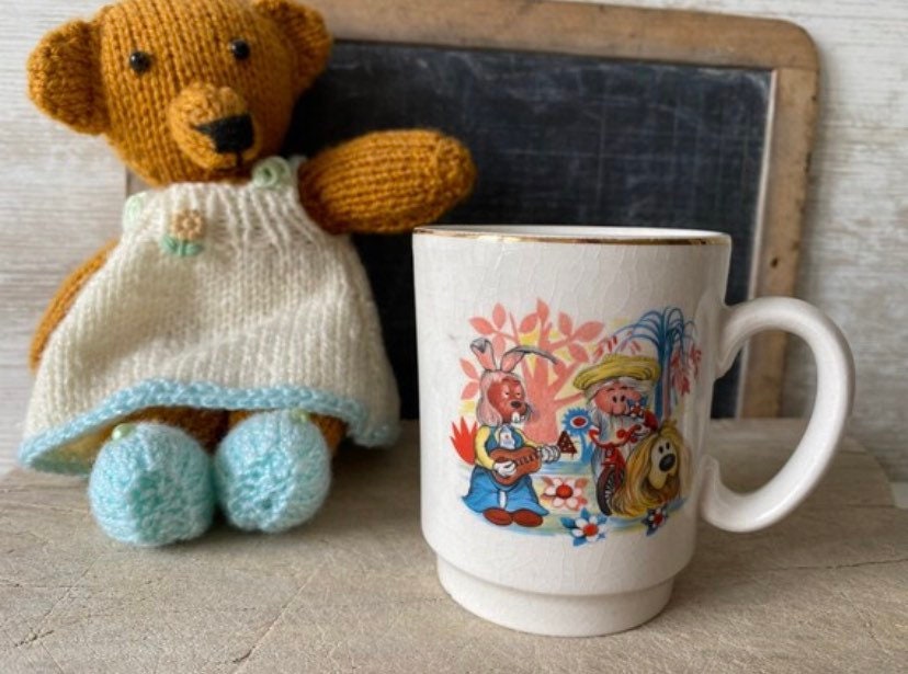 Mug Enfant Vintage - Années 1960 Magic Rounabout Télévision Pour Enfants Fabuleux Mug Nostalgique