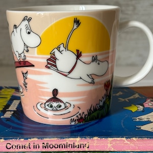 Arabia Finland Moomin Mug: Summer Evening Swim, Collectible - Etsy