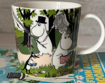 Arabia Finland Moomin Mug: Summer Season 'Going on Vacation' Collectible