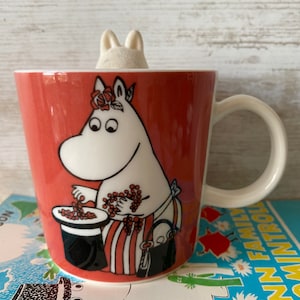 Rare Arabia Finland Moomin Mug: Moominmamma and Berries, Discontinued Collectible