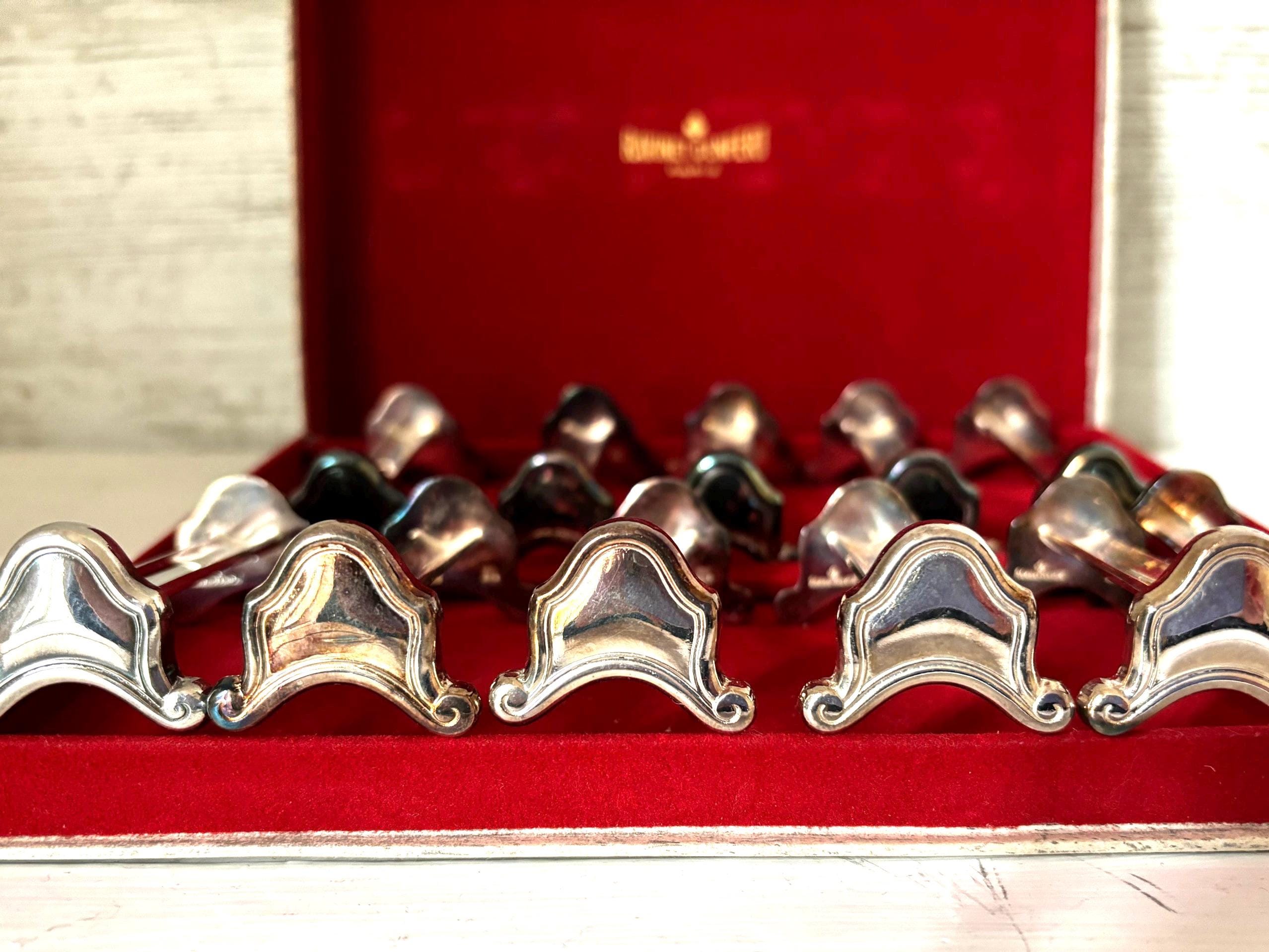 【Ravinet D’Enfert 】 アール・ヌーボーのナイフレスト 6個組 Ravinet d enfert - Etsy 日本