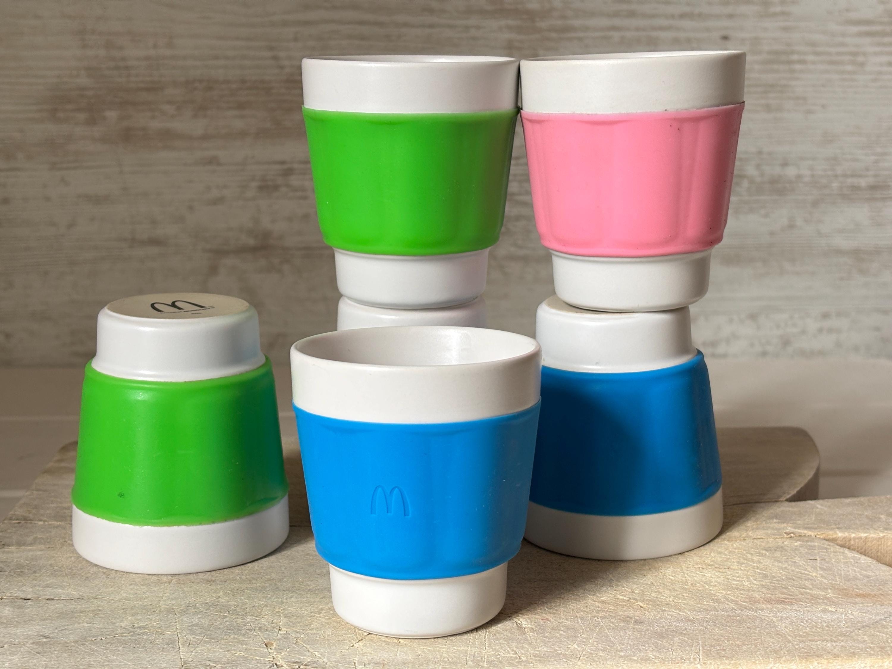 Lot De 3 Tasses McDonald’s – Patrick Norguet 2012 – Collection Multicouleur