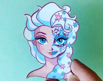 Download Frozen Sugar Skull Etsy