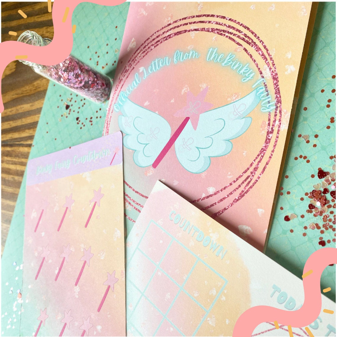 DIGITAL DOWNLOAD Binky Fairy BundleCustom Binky Fairy Letter Etsy